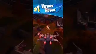 My First Galactic Win With X Wing Fighter #shorts #fortnite #starwars