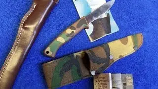 Gerber A-400 Jungle Leaf Camo Hunter - Retro Knives