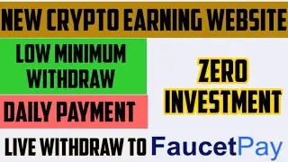 high paying bitcoin faucet |  new crypto earning website | PTC sites earn money