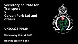 Secretary of State for Transport v Curzon Park Ltd and others