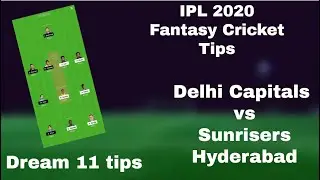 DC vs SRH Fantasy Cricket Tips | Dream 11 Fantasy Cricket tips | IPL 2020 | SRH v DC |