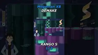 Mega Man X8 Demake - Optic Sunflower level (No Armor, No Damage and S Ranks) 1/3 #shorts