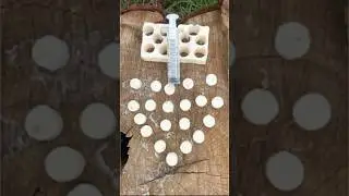 Simple but Useful: Cutting Soap into Small Pieces to Clean Hand #craft #soap #diy #bushcraft #hand