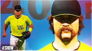 Mike Trout rides Goose Gossage handle bars- MLB The Show 19 Diamond Dynasty