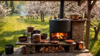 Farm Kitchen Ambience - Healing Nature Sounds for Relaxation, Focus, Meditation & Sleep 8hour
