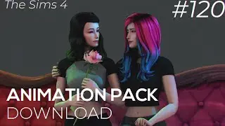 [The Sims 4] Animation Pack  120 (DOWNLOAD) couple, romantic , kiss, TALK