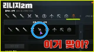리니지2M 돈써가면서 창으로 클래스체인지를 한 사람들(체인소드 -  창, 마도사 - 창)