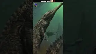 deinosaurus crocodile 🤯❓️ #factlist #facts #shortsvideo