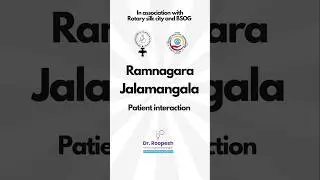 Patient interaction and rural health camp at Jalamangala #healthcamp #cancer