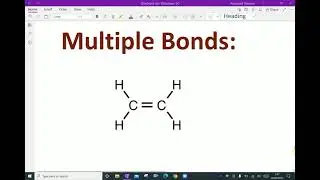 Chemistry: - ( Multiple bonds ) - 33.