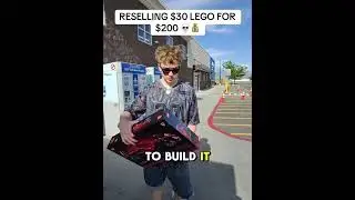 Reselling $30 lego for $200 😳Rich from reselling lego 📈 All my vendors in my bio 🤞🏾🤫 #rich #lego