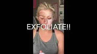 You must exfoliate!!! SeneGence facial Resurfacer and polishing exfoliator!