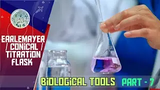Erlenmeyer / conical / titration flask / biological lab equipment / biological tools/part -7