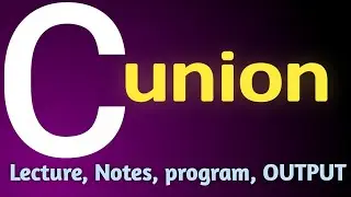 union in c programming