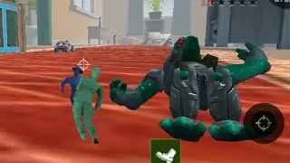 Army Toys Town - Attack Police Blue Soldier Green - Gameplay HD Walkthrough 2026