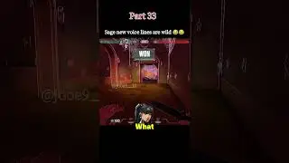Sage new voice lines are wild 😂😂 #valorant #valorantclips