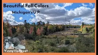 Fall Color Drive ~ Marquette Michigan U.P. ** Warning - One-eared Cat visits Vet **