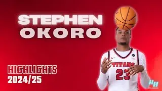 Stephen Okoro Highlights 2024/25 || NCAA D1 - Horizon League || Detroit Mercy Titans