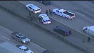 Sheriff: 1 in custody, another ejected from SUV after high-speed chase on I-85 N