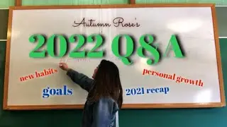 2021 Recap and my 2022 Goals Q&A for YouTube, Personal Growth, and Better Habits!