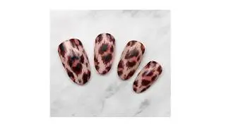 CND&trade; Tutorial - Leopard nails