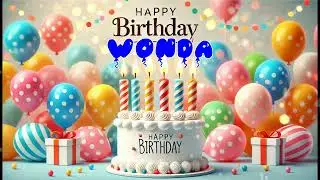 Happy Birthday WONDA   Happy Birthday Song   Birthday Wishes   Birthday Party