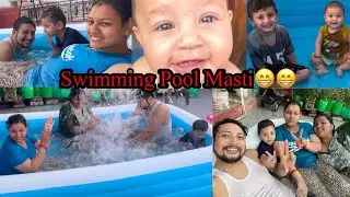 Koi Kuch Bhi Kane Apni Life Khulkar Jiyo☺️Humari Pool Masti😁ll Saasbahuvlog ll Foodie Gd ll