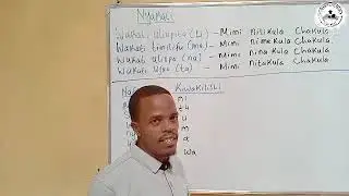 Nyakati/waqti/ tenses