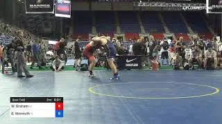 285 Lbs Cons 32 2 Walker Graham Oklahoma Vs Grant Warmuth Indiana