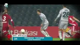 90+1'de Markovic'den muhteşem gol! Fenerbah&ccedil;e-Tuzlaspor ZTK 2015-2016