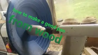 DIY GOLD PAN! HOW I MADE MINE. #goldpan #goldpanning #woodturning #handmade
