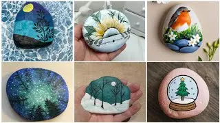 50+ Stunning And Pretty Pebble Stone Painting Ideas #trending #diy #art