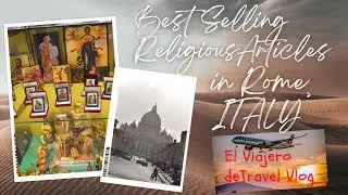 BEST SELLING BLESSED RELIGIOUS ARTICLES IN ROME, ITALY #travel #holiday