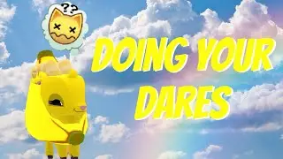 DOING YOUR DARES IN ANIMAL JAM!! Pink Clouds AJ