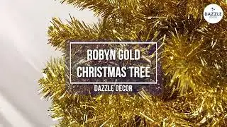 Robyn Gold Christmas Tree by Dazzle Decor Singapore