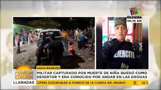 Capturan al principal sospechoso de la muerte de la de niña de 6 años en Petoa, Santa Bárbara.