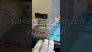 HOHSING w70 speed adjustment #industrial #sewingmachine #educational