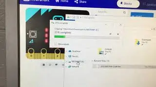 Downloading code to microbit from Compaq PC