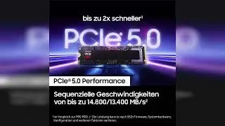 Rezension: Samsung 9100 PRO NVMe M.2 SSD, 2 TB, PCIe 5.0, 14.700 MB/s Lesen, 13.400 MB/s Schreibe...