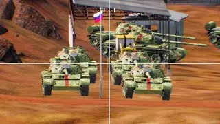 US Missile Strike Destroys Russian Tanks Advancing to Front Line