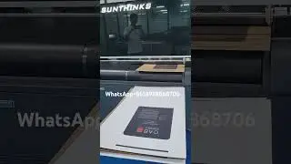 SC600 single pass printer for corrugated board paper cup fan #packagingmachine #digitalprinting