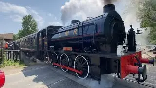 Hunslet Austerity 0-6-0ST | 75008 &lsquo;Swiftsure&rsquo; | Kent & East Sussex Railway | Rolvenden | 27/05/23