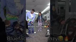 Blueface does a crip walk😂💙#blueface #kaicenat
