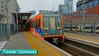 Tower Gateway : London DLR ( B90 - B92 Stock )