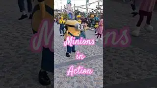 Minion Show at Universal Studios Singapore 2025 ! 🎭🍌| Funniest Minions Live Performance #kids #funny