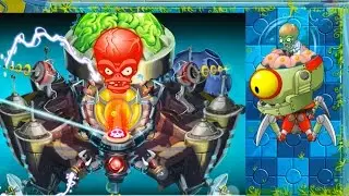 Plants vs. Zombies 2 - Far Future - Day 24 | 25 Ending Zombot Tomorrow-tron Walkthrough Раrt 9