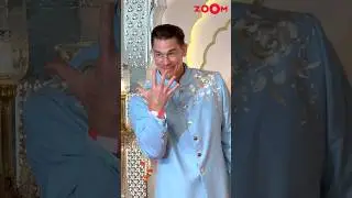 John Cena ARRIVES in a Shervani at Anant Ambani & Radhika Merchant's wedding 🤩 #shorts #johncena