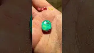 Extracting Process of Natural Turquoise Hussaini Feroza Stone