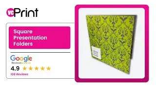 Custom Printed Square Presentation Folders for your Business in UK