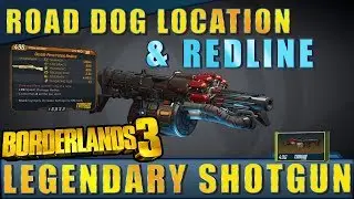 Borderlands 3 - Road Dog Rare Spawn Location & Redline Shotgun (Legendary) drop
